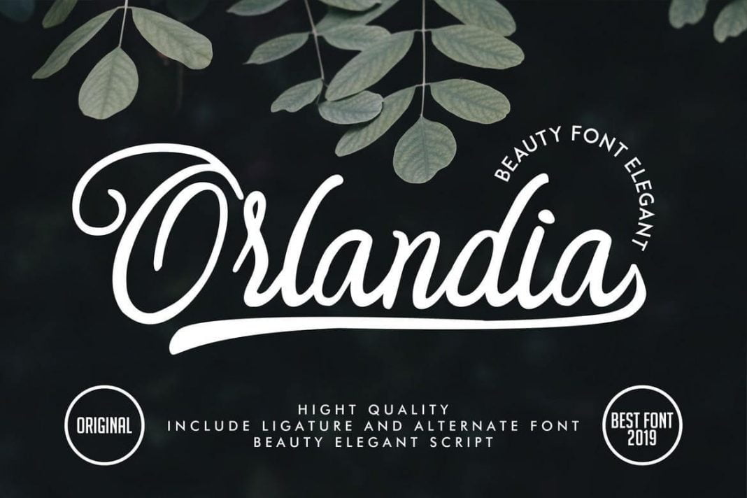 Orlandia Beauty Font Elegant