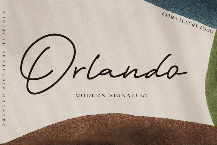 Orlando Signature Font