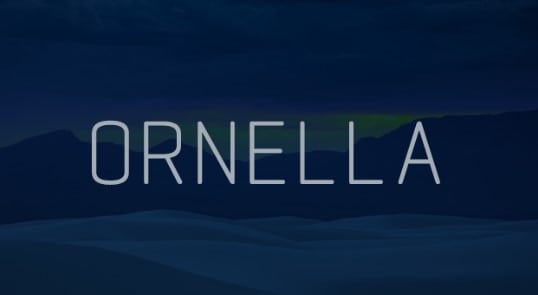 Ornella family Font
