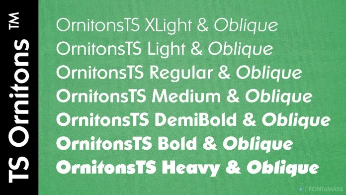 Ornitons Font