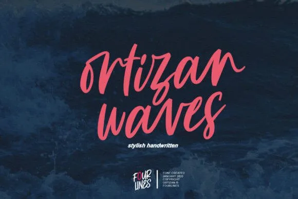 Ortizan Waves Font