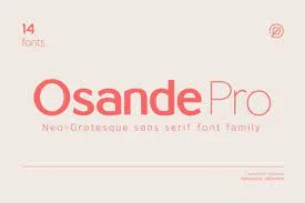 Osande font