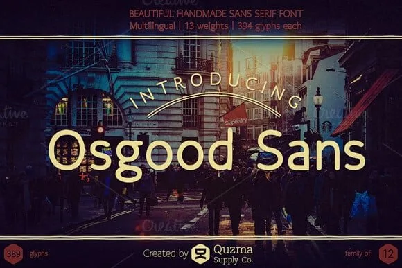 Osgood Sans Font