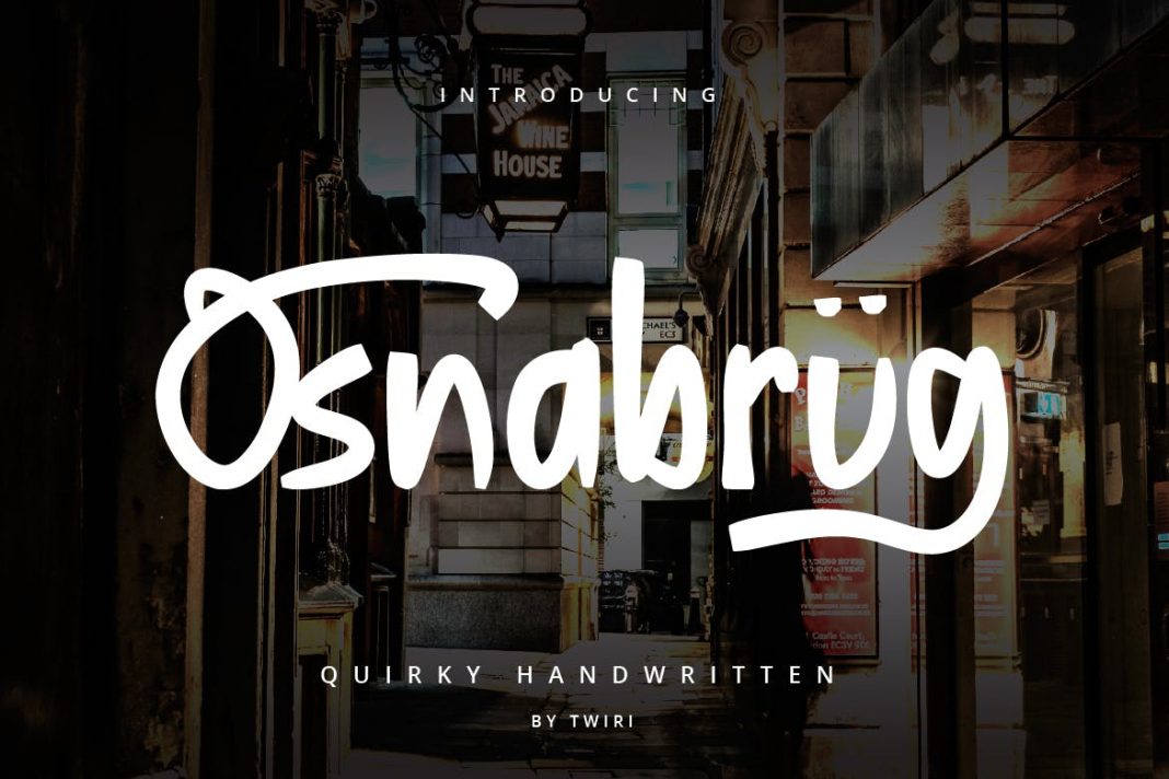 Osnabrug Font Quirky Handwritten