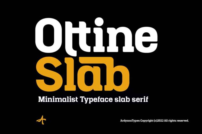Ottine Slab Font