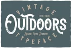 Outdoors Layered Font