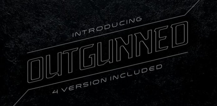 Outgunned display Font