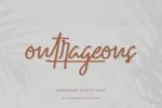 Outrageous Font
