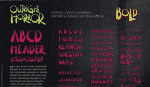 Outright Horror Hand-drawn Halloween Font