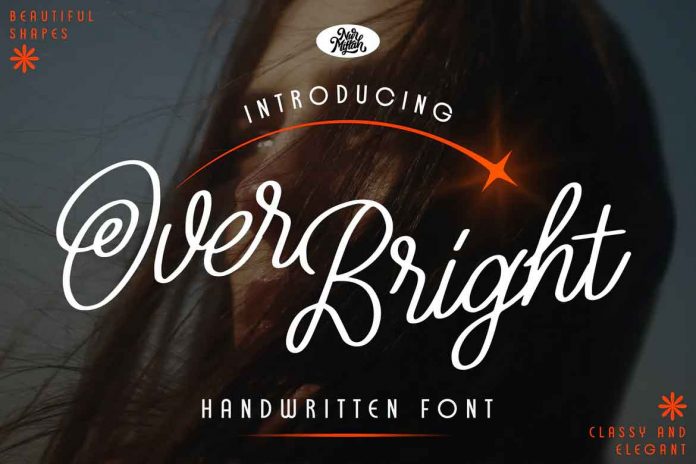 Over Bright Handwritten Font