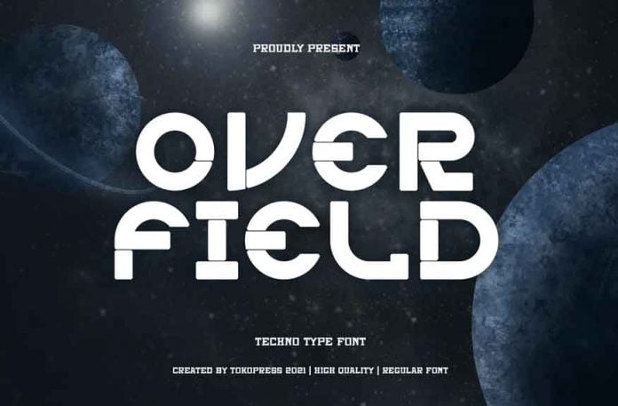 Overfield - Techno gaming font
