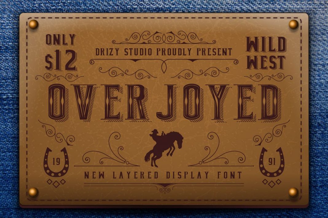 Overjoyed Layered Typeface Font