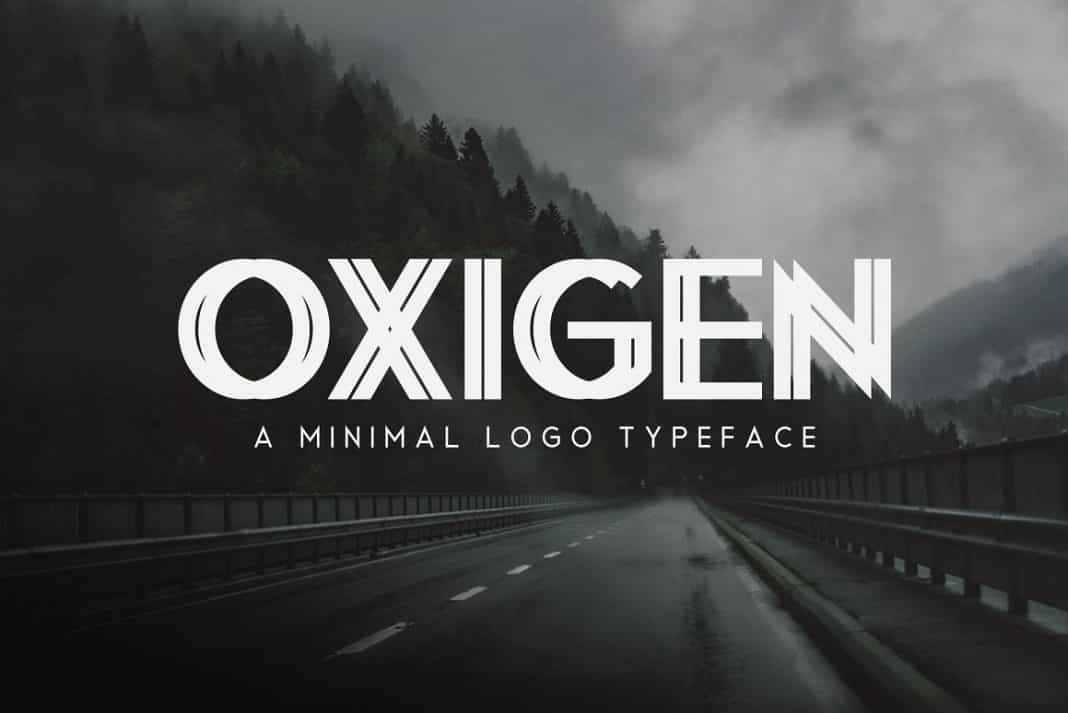 Oxigen A Minimal Logo Typeface