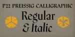 P22 Preissig Calligraphic Font