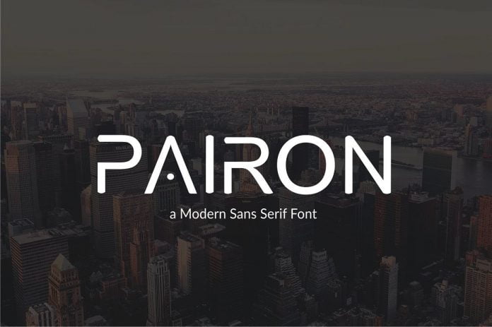 PAIRON Sans Serif Font