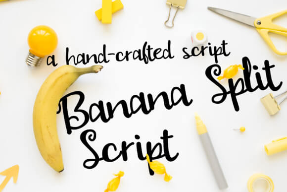 PN Banana Split Script Font