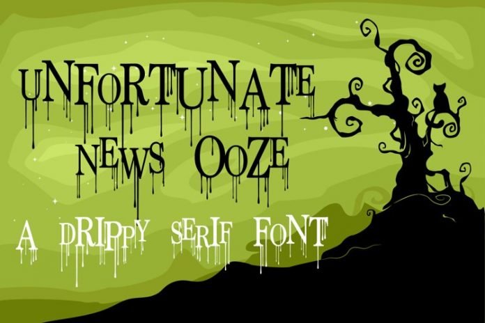 PN Unfortunate News Ooze Font