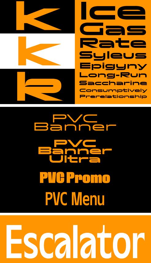 PVC family Font