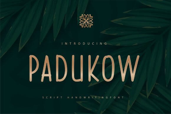 Padukow Font