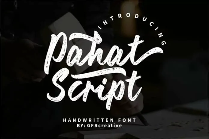Pahat Script Font