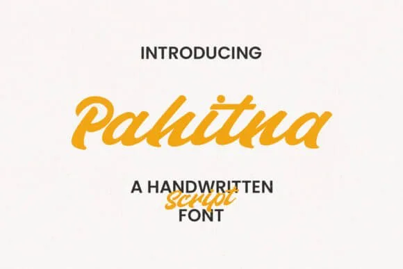 Pahitna Font