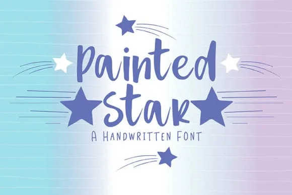 Painted Star Font