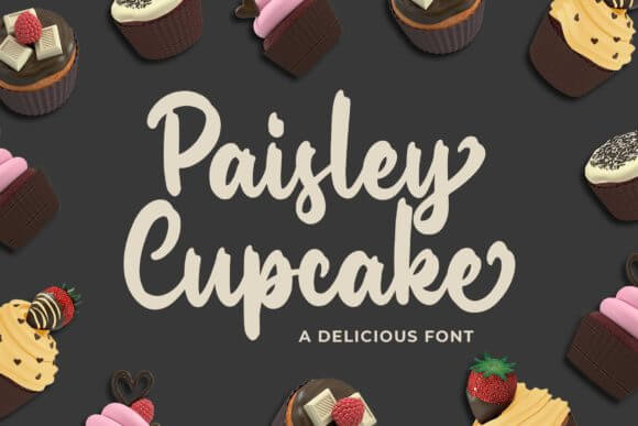 Paisley Cupkace a Delicious Font
