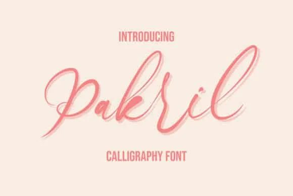 Pakril Font Pakril Font