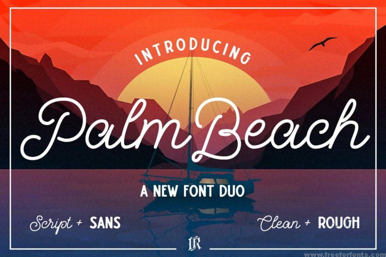 Palm Beach Font Duo Free Download