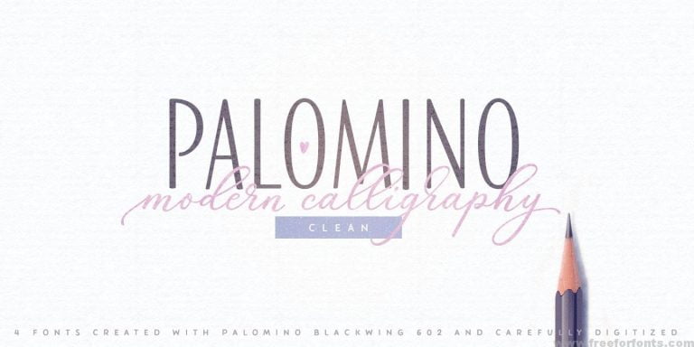 Palomino Clean Font Free Download