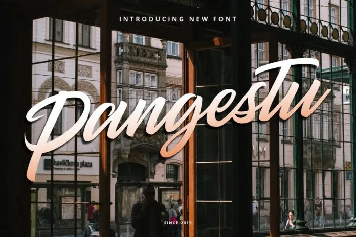 Pangestu - Display Script Font
