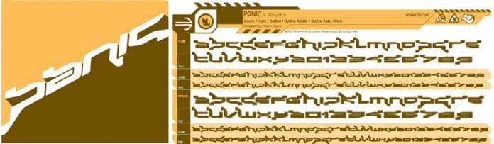 Panic Font Family