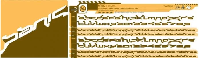 Panic Font Family