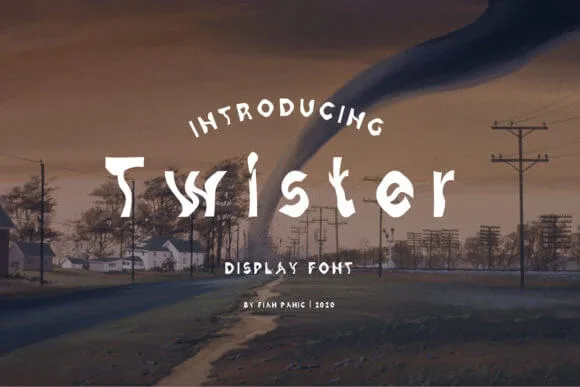 Panic Twister Font