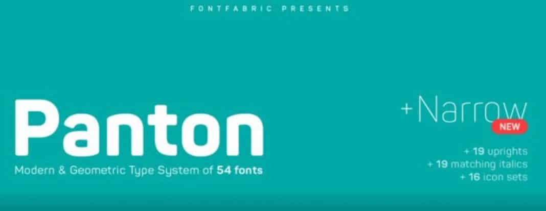 Panton Font Fabric Font