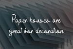 Paper Home Font