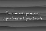 Paper Home Font