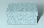 Paper Mache Craft Box Mockups Font