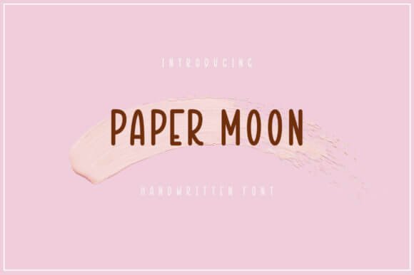 Paper Moon Font