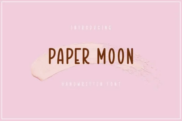 Paper Moon Font