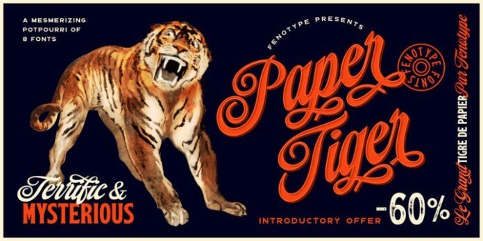 Paper Tiger Font Family
