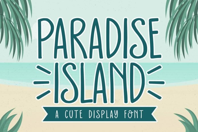 Paradise Island Cute Display