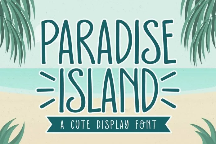 Paradise Island Cute Display