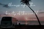 Paradise Sunshine Font