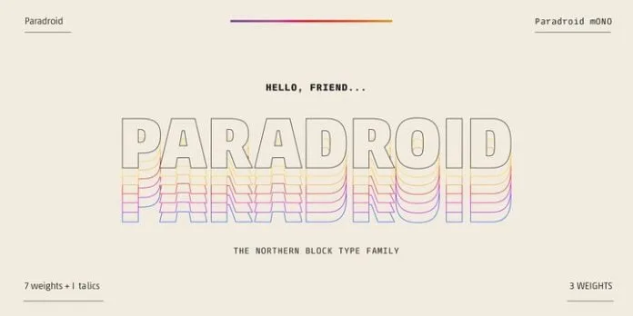 Paradroid Font