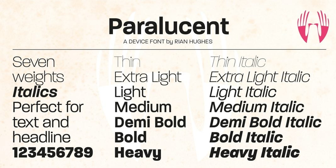Paralucent & Paralucent Condensed Font