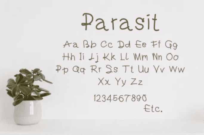 Parasit Font