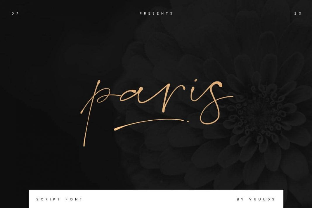 Paris Script Font