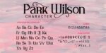 Parkwilson Font