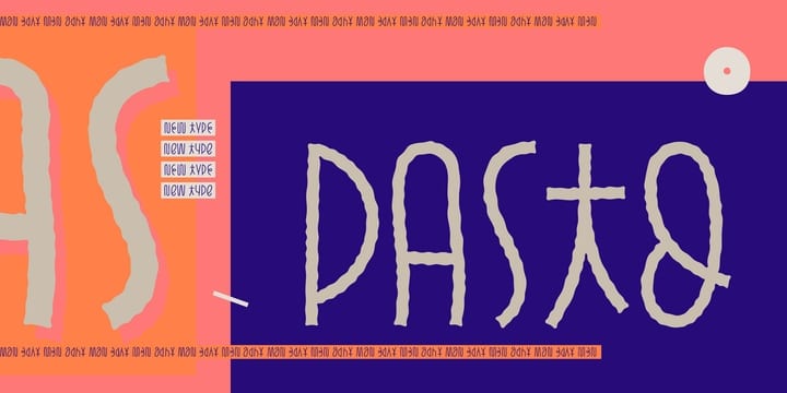 Pasto Font Families